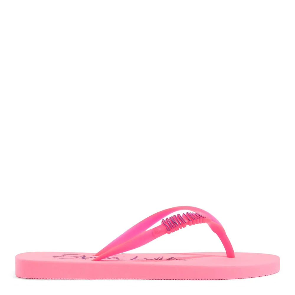 Chinelo Flip Flop Borracha Rosa Chic Jelly - vista 1 de 4