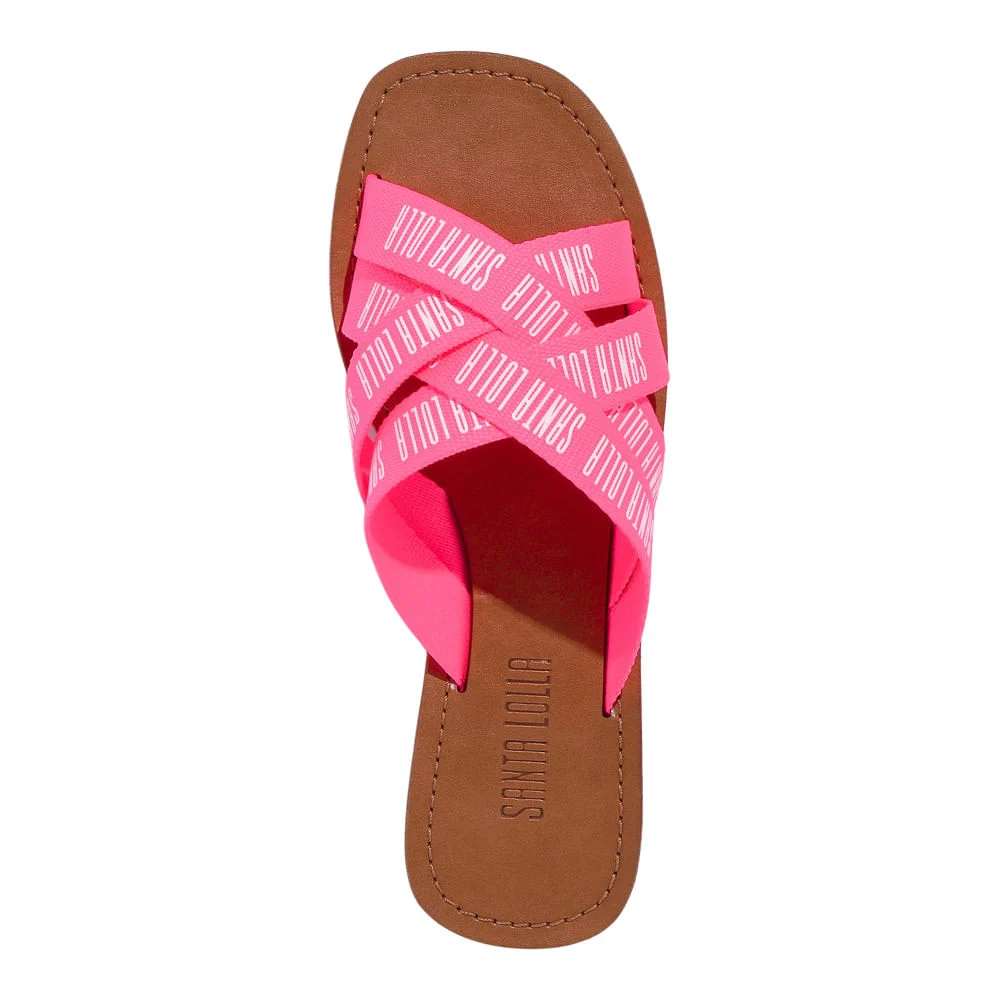 Rasteira Gorgurao Rosa Pink - vista 3 de 4