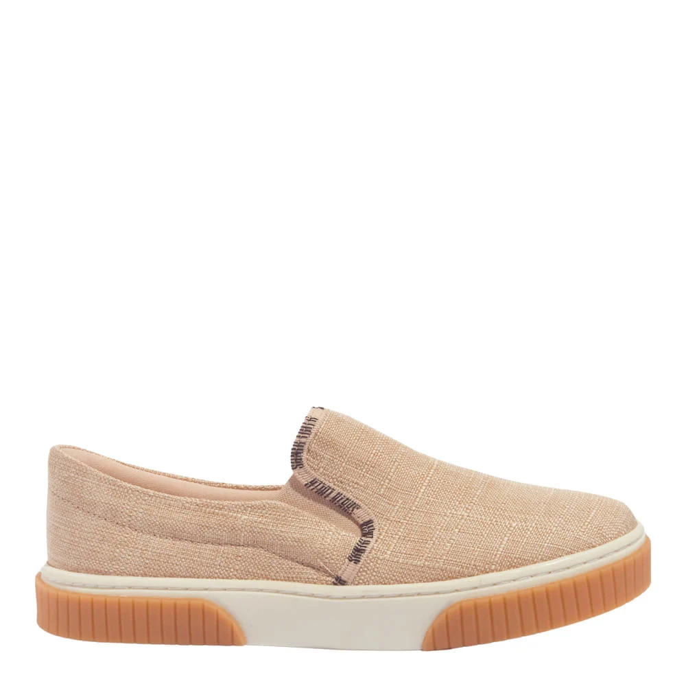 Tênis Slip On Linho Copacabana Bege - vista 1 de 3