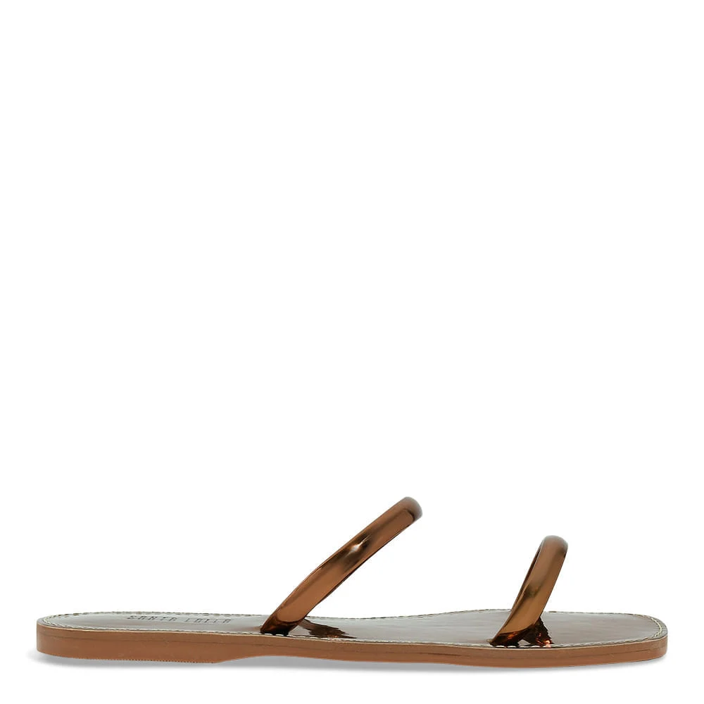 Rasteira Metalizada Specchio Bronze - vista 2 de 4