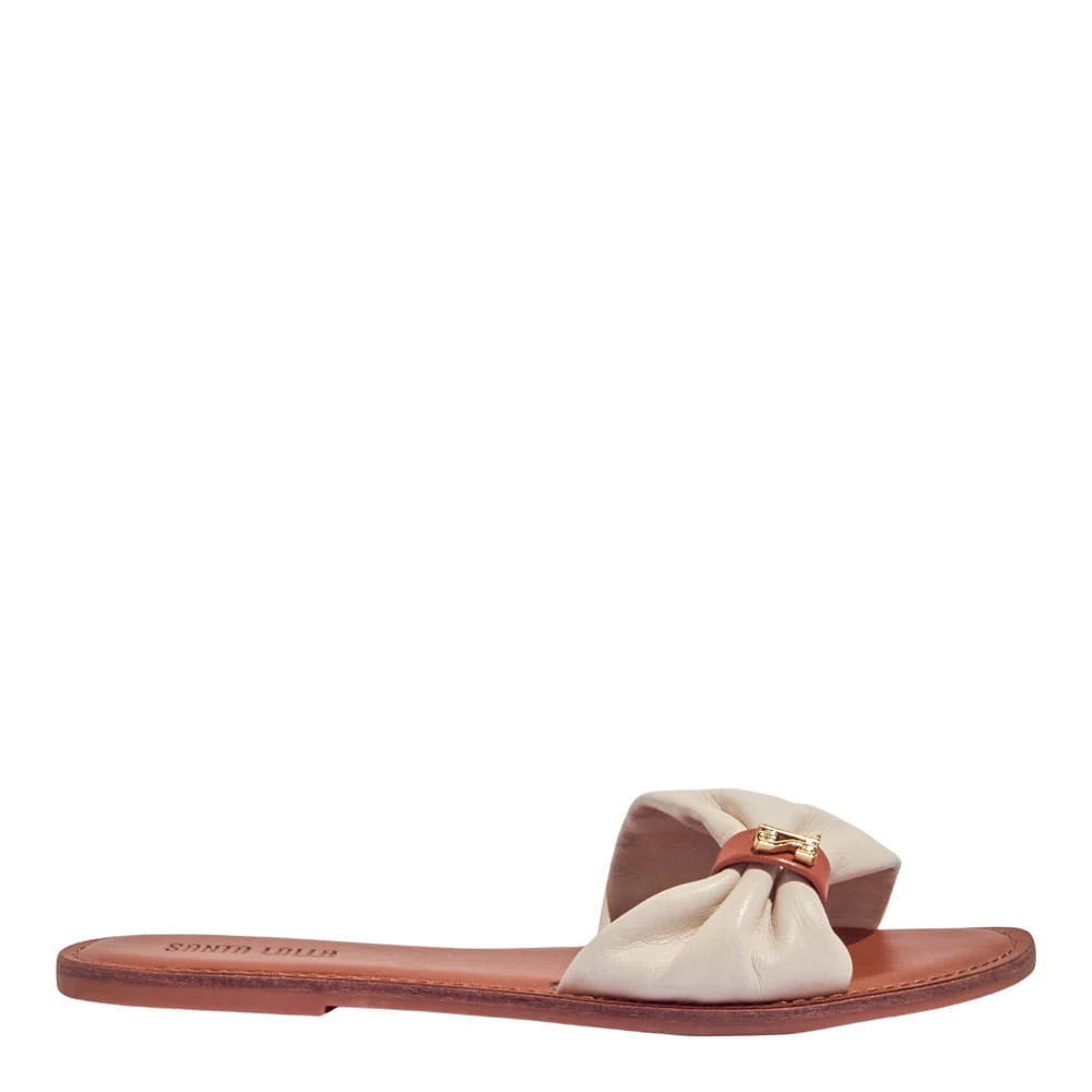 Rasteira Couro Nobre Soft Off White - vista 1 de 4