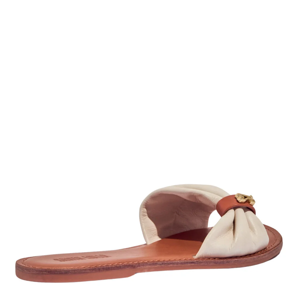 Rasteira Couro Nobre Soft Off White - vista 4 de 4