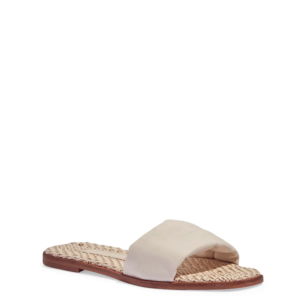 Rasteira Couro Nobre Soft Off White - vista 2 de 4