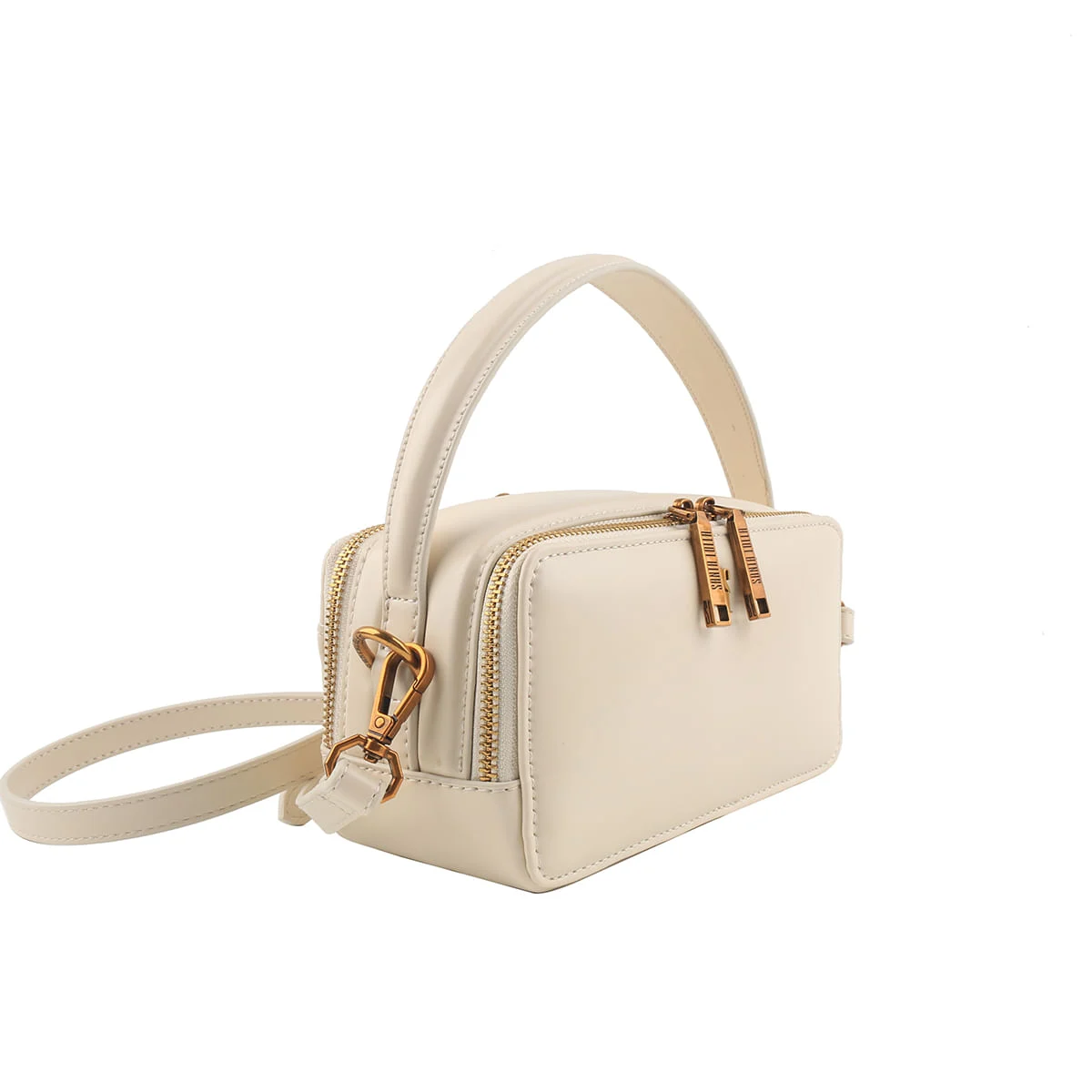 Bolsa Marfim Lisa Soft Alça De Mão - vista 2 de 6