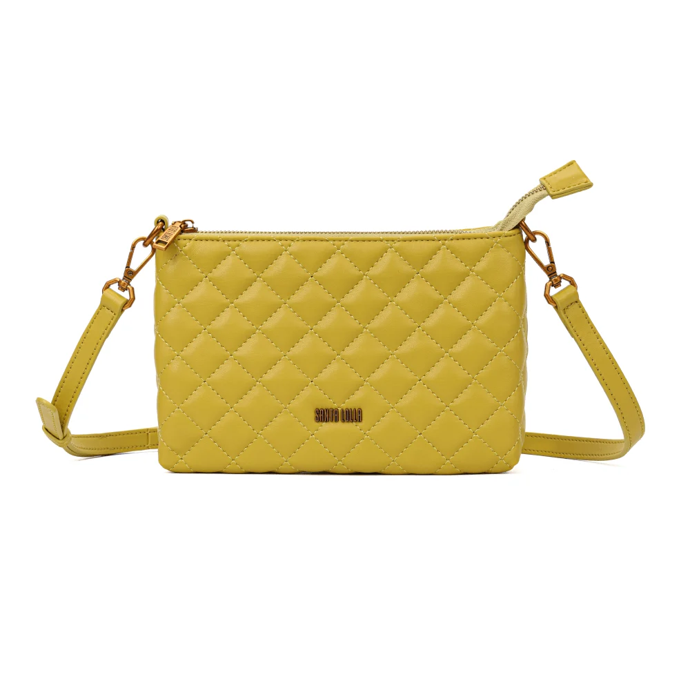 Bolsa Clutch Verde Floater Matelassê Transversal - vista 1 de 7