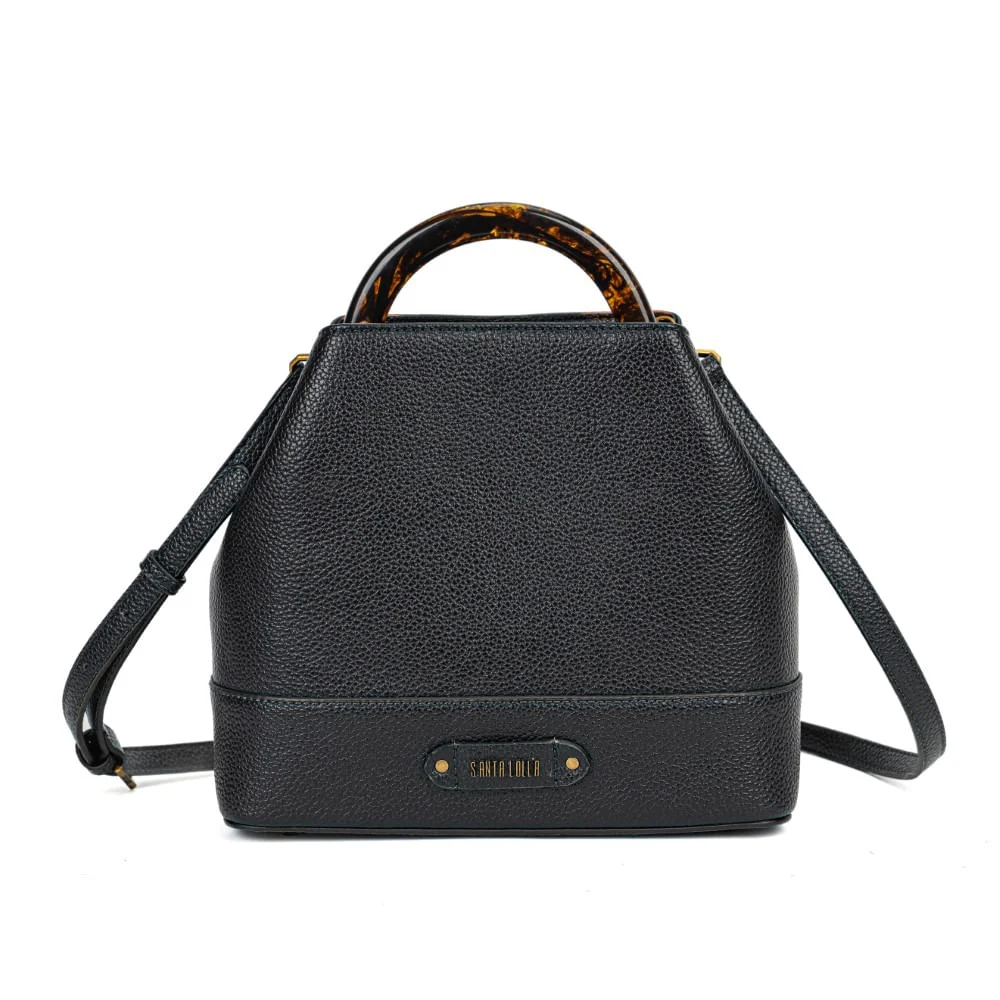 Bolsa Bucket Floater Preta Alça De Mão - vista 1 de 6