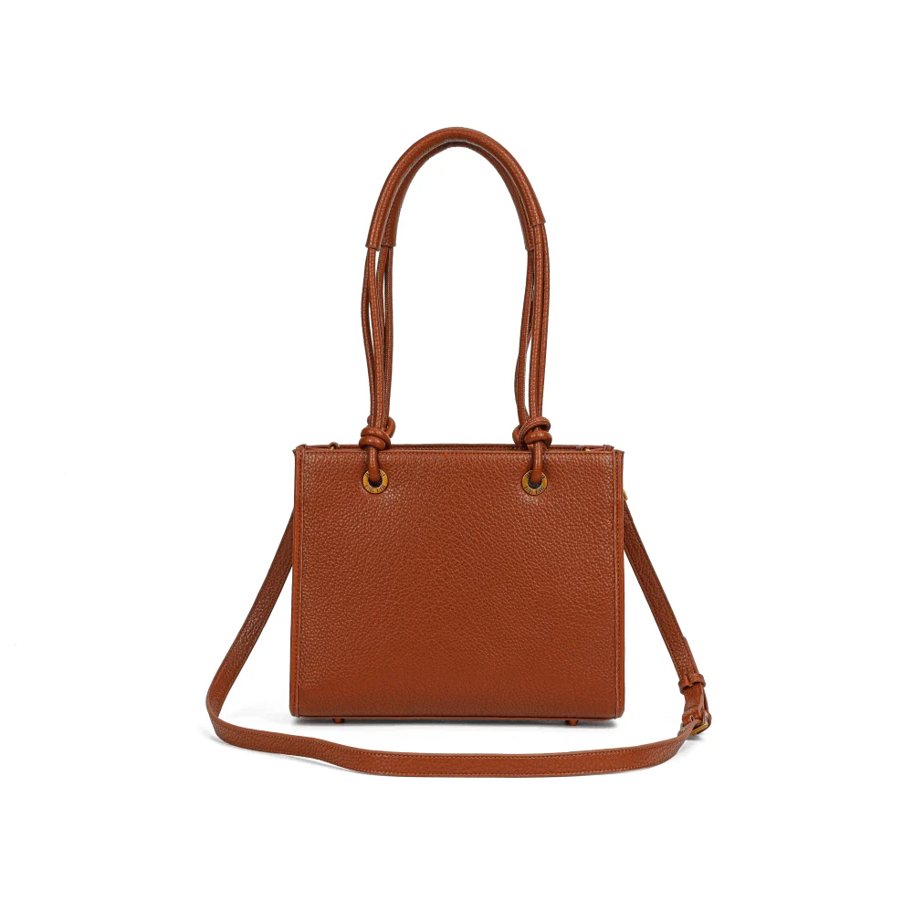 Bolsa Tote Floater Marrom Duas Alças - vista 3 de 5