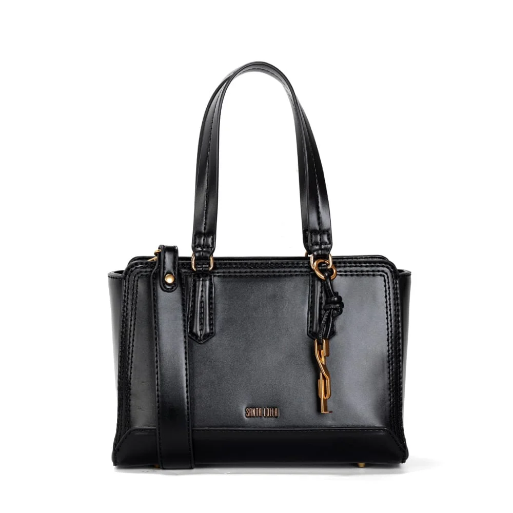 Bolsa Tote Soft Preta Duas Alças - vista 1 de 3