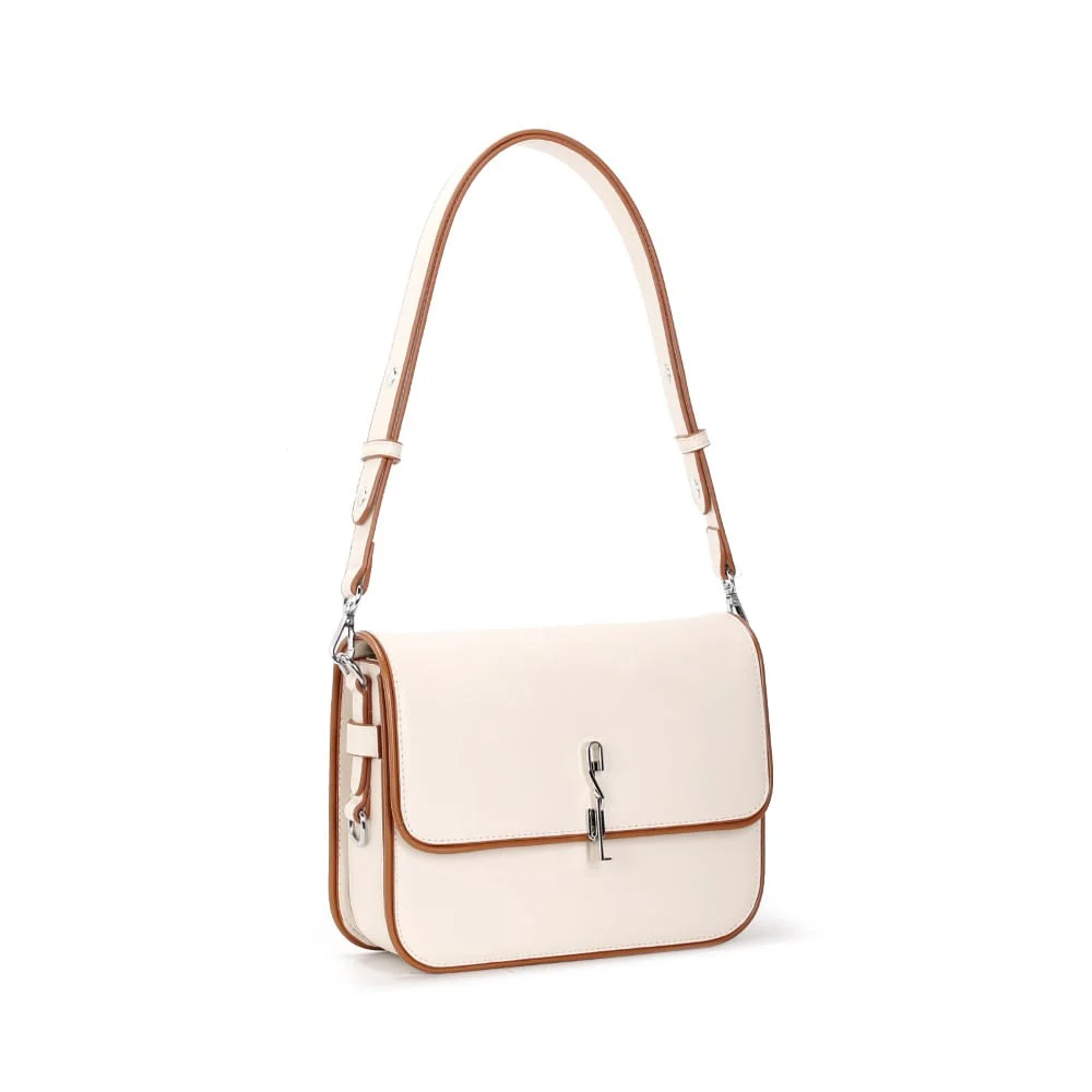 Bolsa M Material Soft Marfim 2 - vista 1 de 2