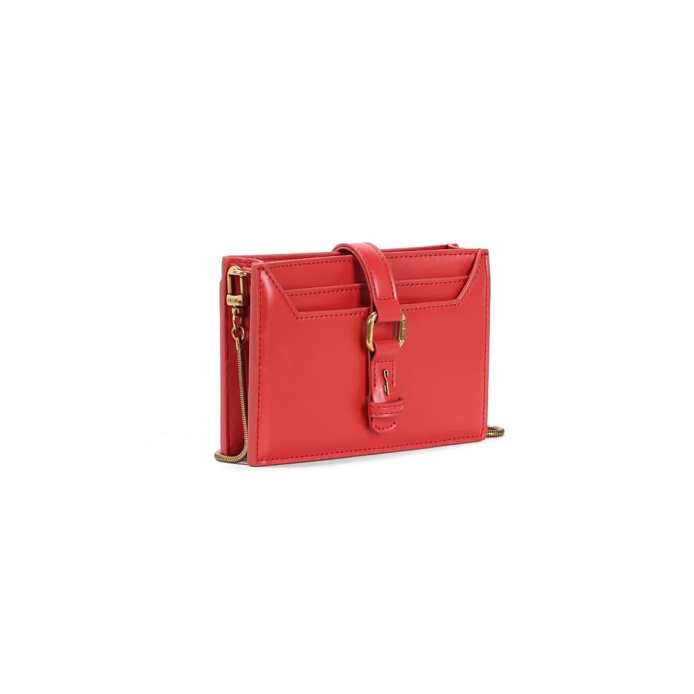Bolsa Carteira Soft Vermelha Alça De Ombro - vista 3 de 4