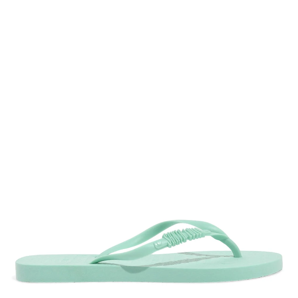 Chinelo Flip Flop Borracha Verde E Necessaire Transparente - vista 2 de 5