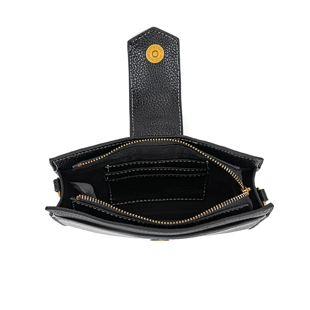 Bolsa Carteira Floater Alça de Ombro Preto Black - vista 4 de 7