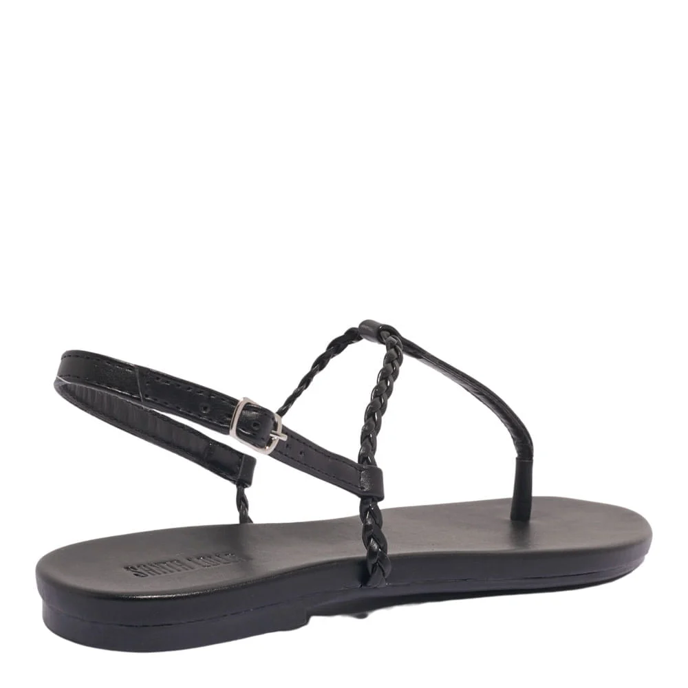 Rasteira napa soft preto - vista 3 de 4