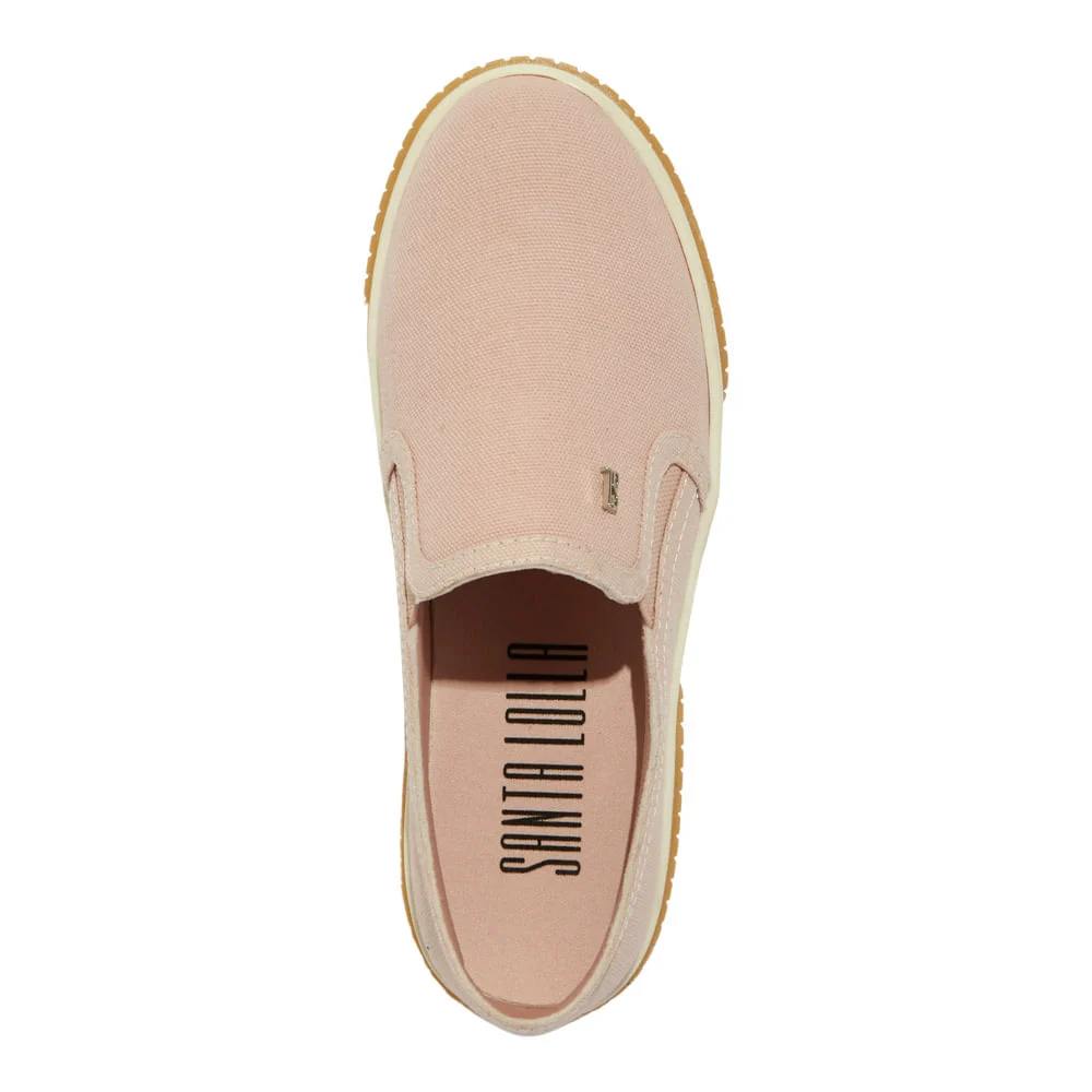 Tênis Slip On Lona Rose West - vista 3 de 4