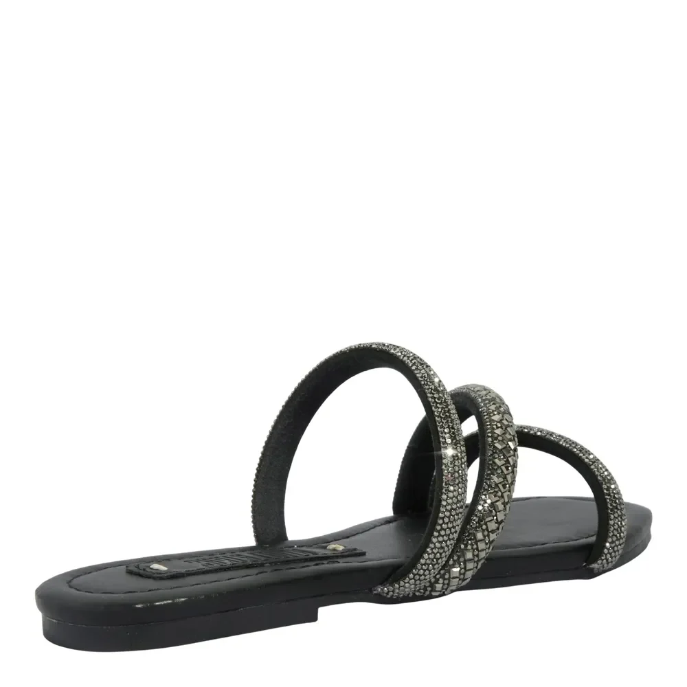 Rasteira Napa Soft Preto - vista 3 de 4