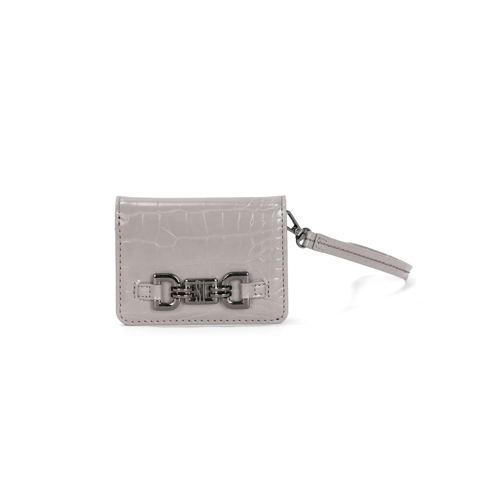 Carteira material croco grey 2 - vista 1 de 3