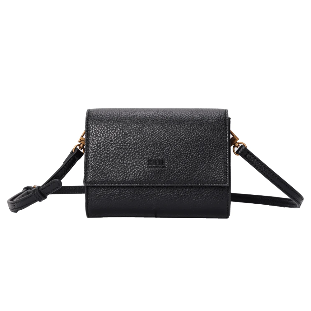 Bolsa Carteira Pequena Floater Preta Alça Transversal - vista 1 de 5