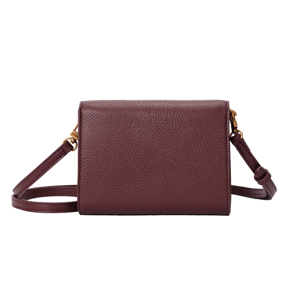 Bolsa Carteira Floater Vermelho Merlot Alça Transversal - vista 5 de 7