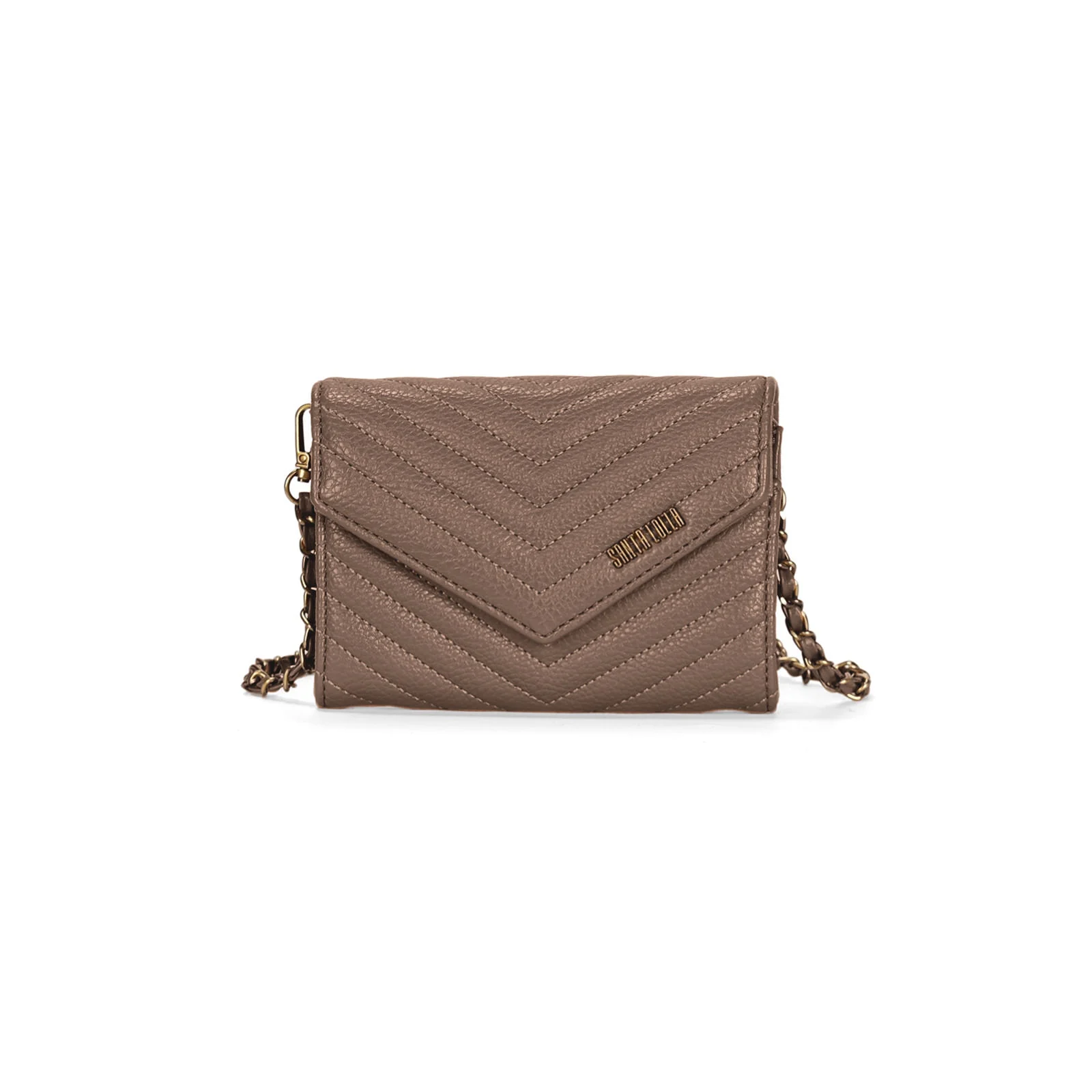 Bolsa Carteira Pequena Floater Marrom Alça Transversal - vista 1 de 3