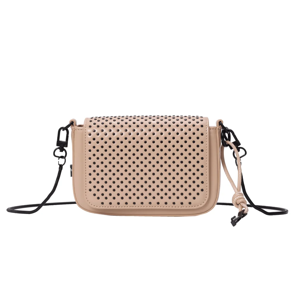 Bolsa Pequena Soft Bege Alça Transversal - vista 1 de 7