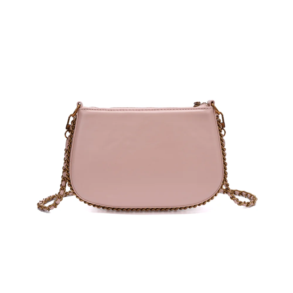 Bolsa Pequena Soft Rosa Alça Transversal - vista 3 de 4