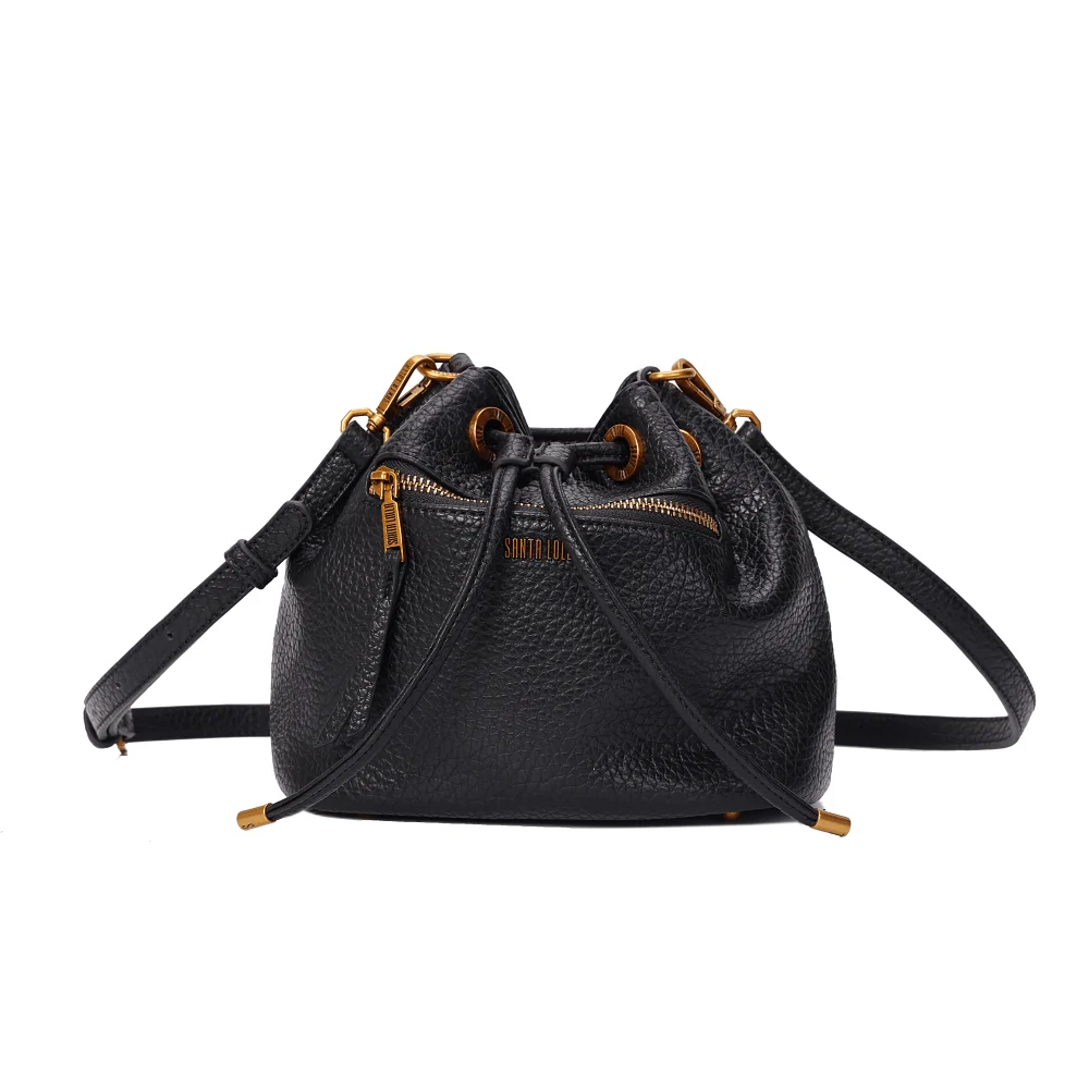 Bolsa Bucket Floater Preta Alça Transversal - vista 1 de 7