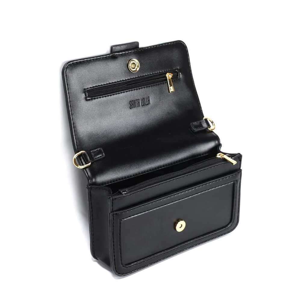Bolsa P Material Soft Preto - vista 3 de 3