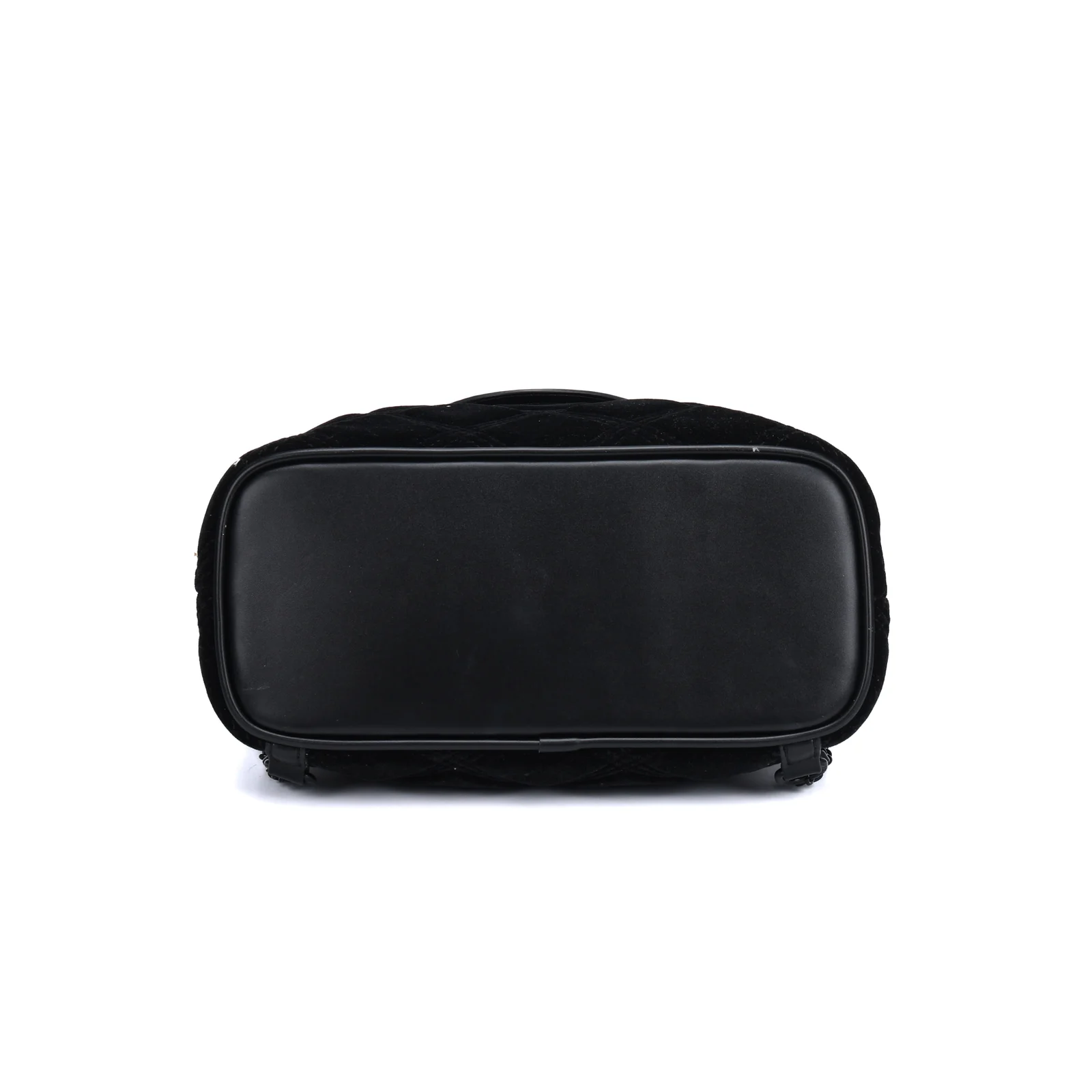 Mochila Veludo Preta - vista 5 de 6