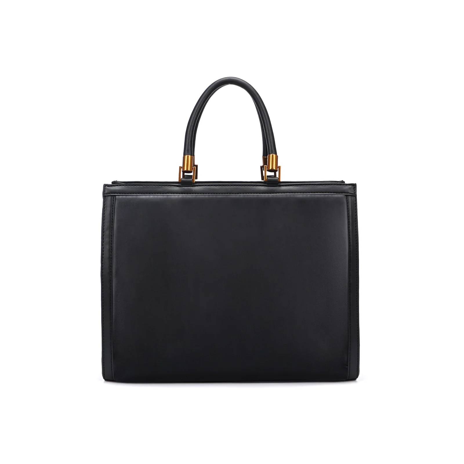 Bolsa Tote Soft Preta Duas Alças - vista 3 de 5