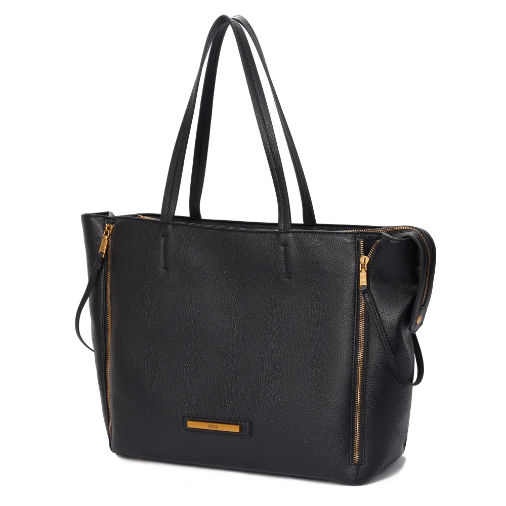 Bolsa Grande Floater Preta Alça De Ombro - vista 3 de 6