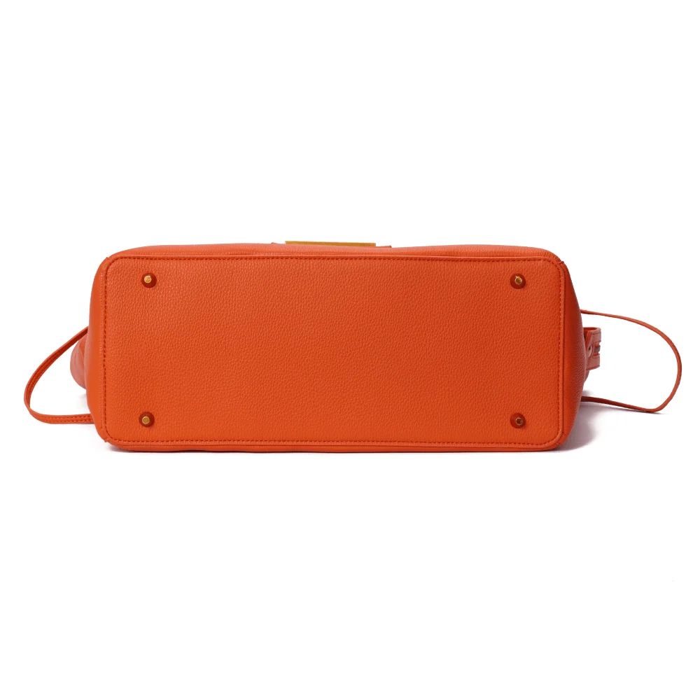Bolsa Grande Floater Laranja Alça De Ombro - vista 6 de 7