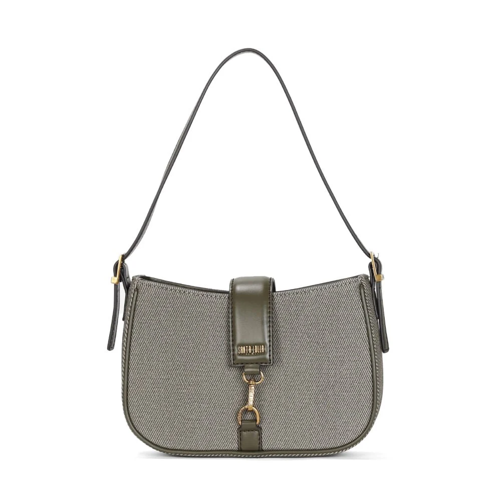 Bolsa Canvas Verde Alça De Ombro - vista 1 de 3