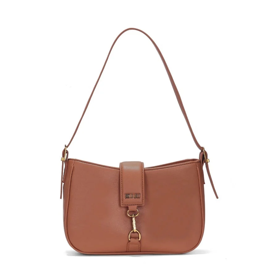 Bolsa Soft Marrom Alça De Ombro - vista 1 de 3