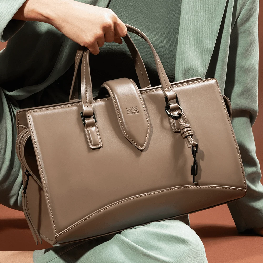 Bolsa Soft Cinza Duas Alças - vista 1 de 6