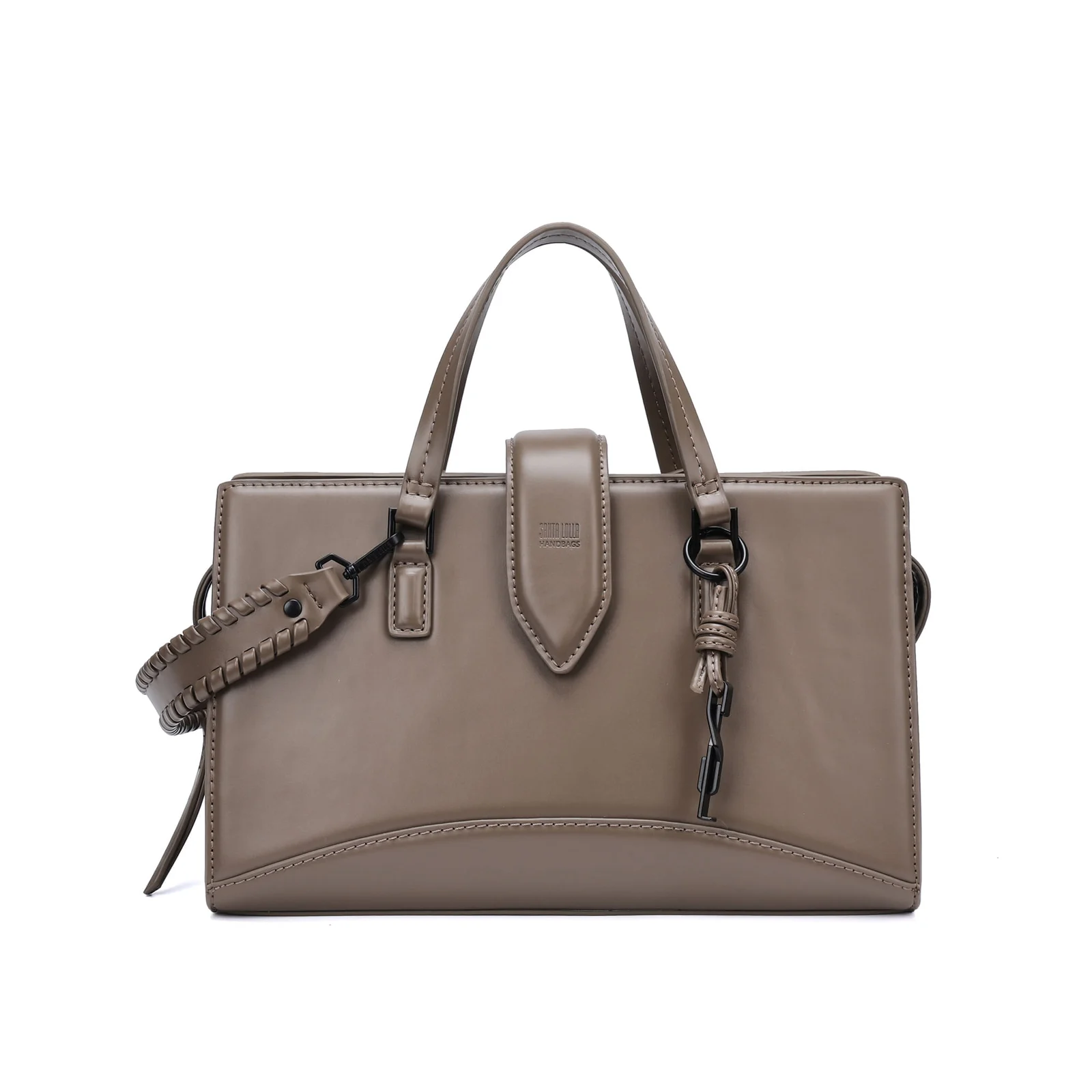 Bolsa Soft Cinza Duas Alças - vista 2 de 6