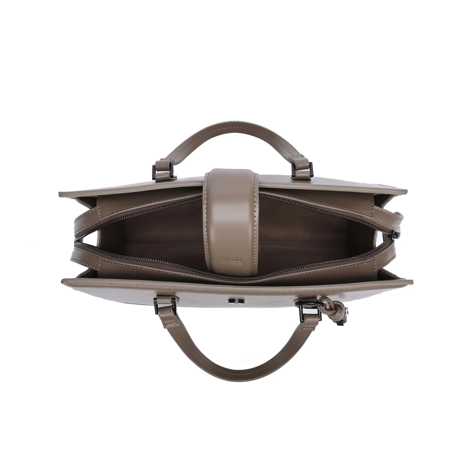 Bolsa Soft Cinza Duas Alças - vista 6 de 6