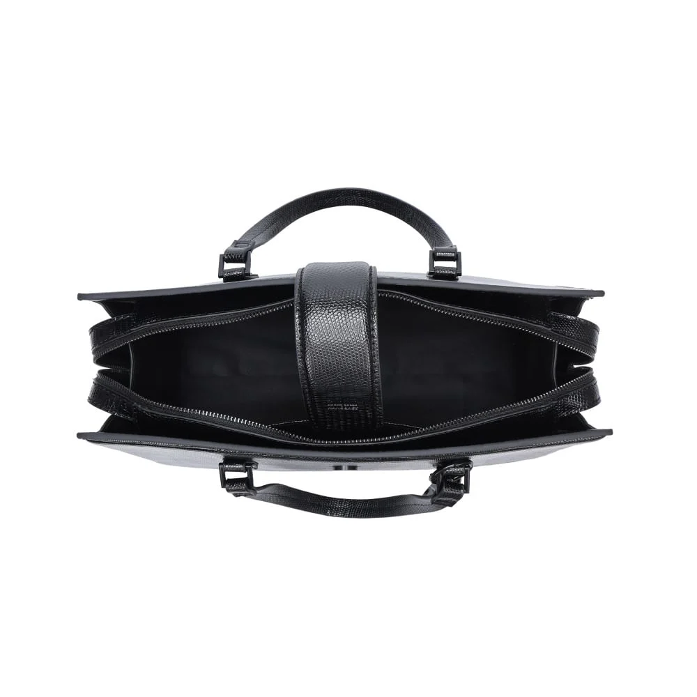 Bolsa Lizard Preta Duas Alças - vista 5 de 5