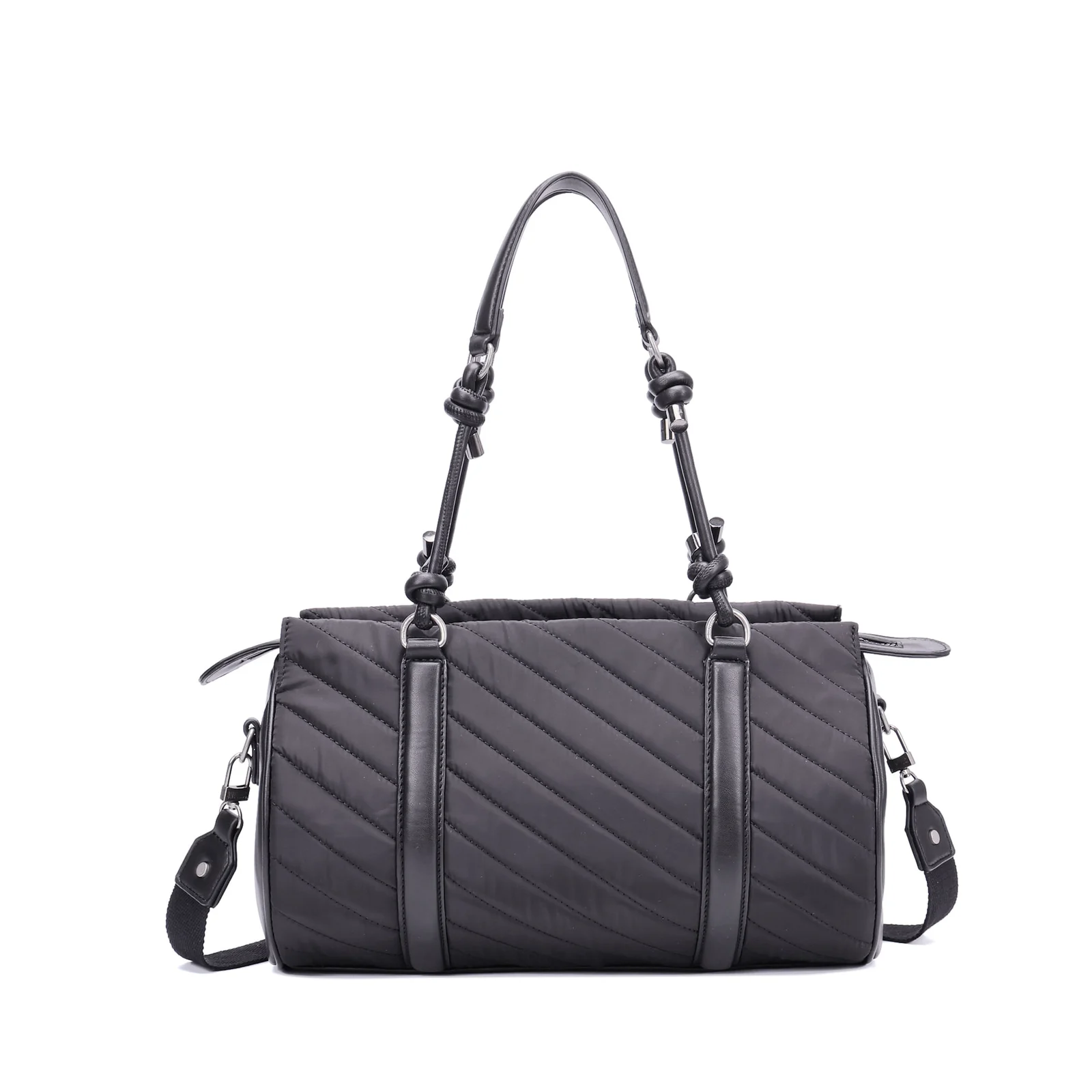Bolsa Soft Cinza Duas Alças - vista 3 de 5