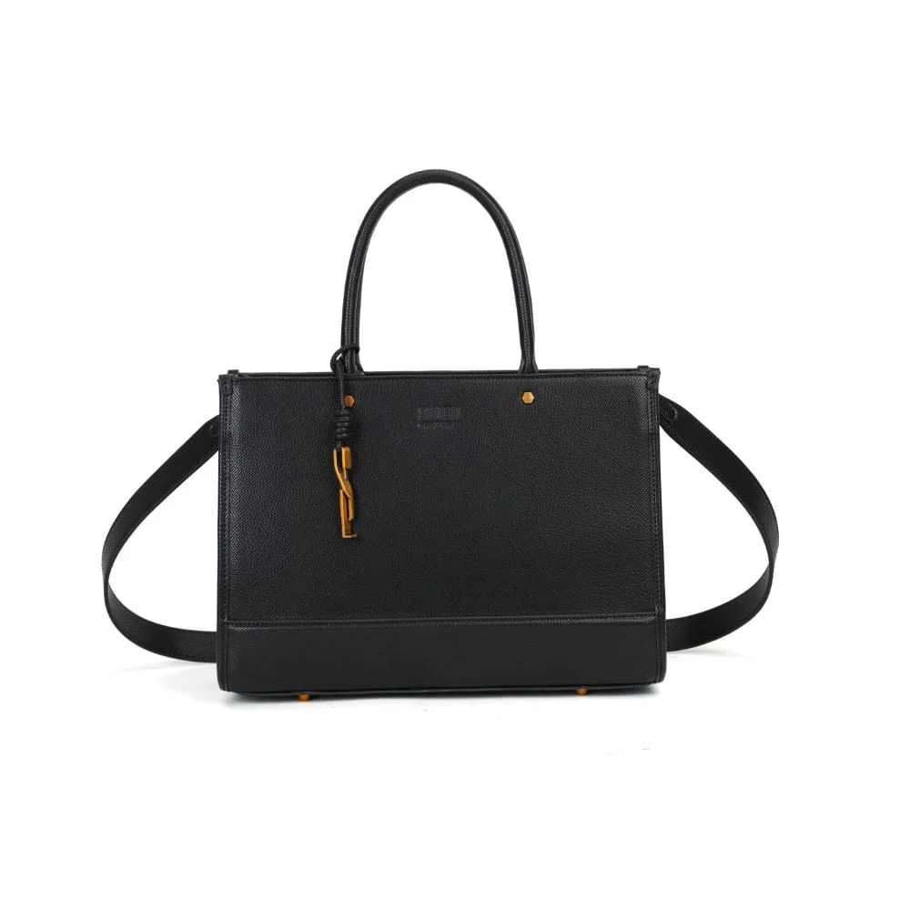Bolsa Tote Risco Preta Duas Alças - vista 1 de 5