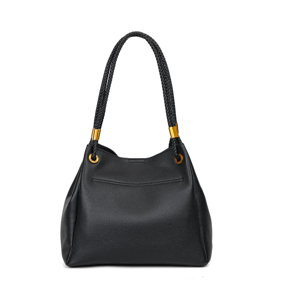 Bolsa Floater Preta Alça De Ombro - vista 4 de 5