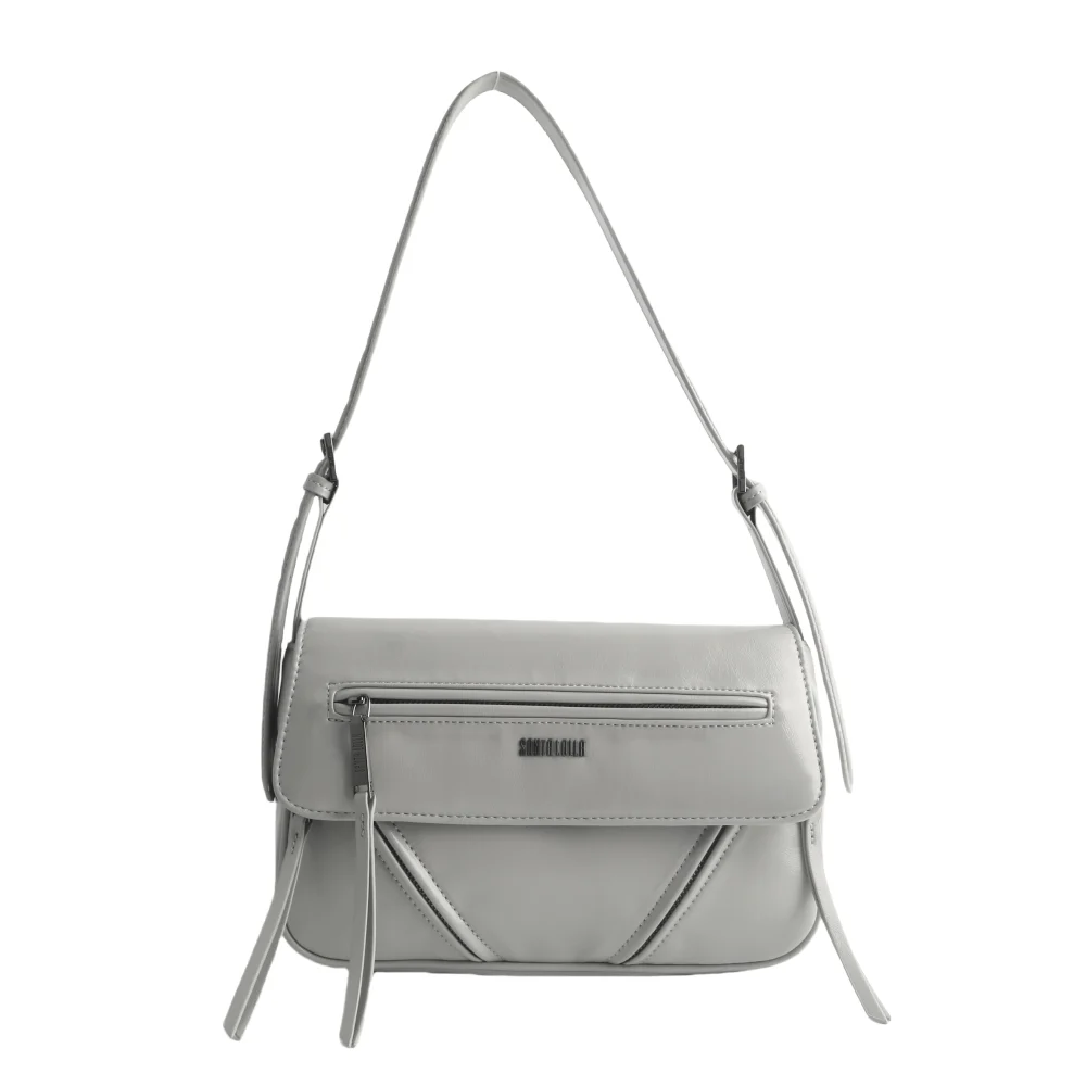 Bolsa Soft Cinza Alça De Ombro - vista 1 de 3