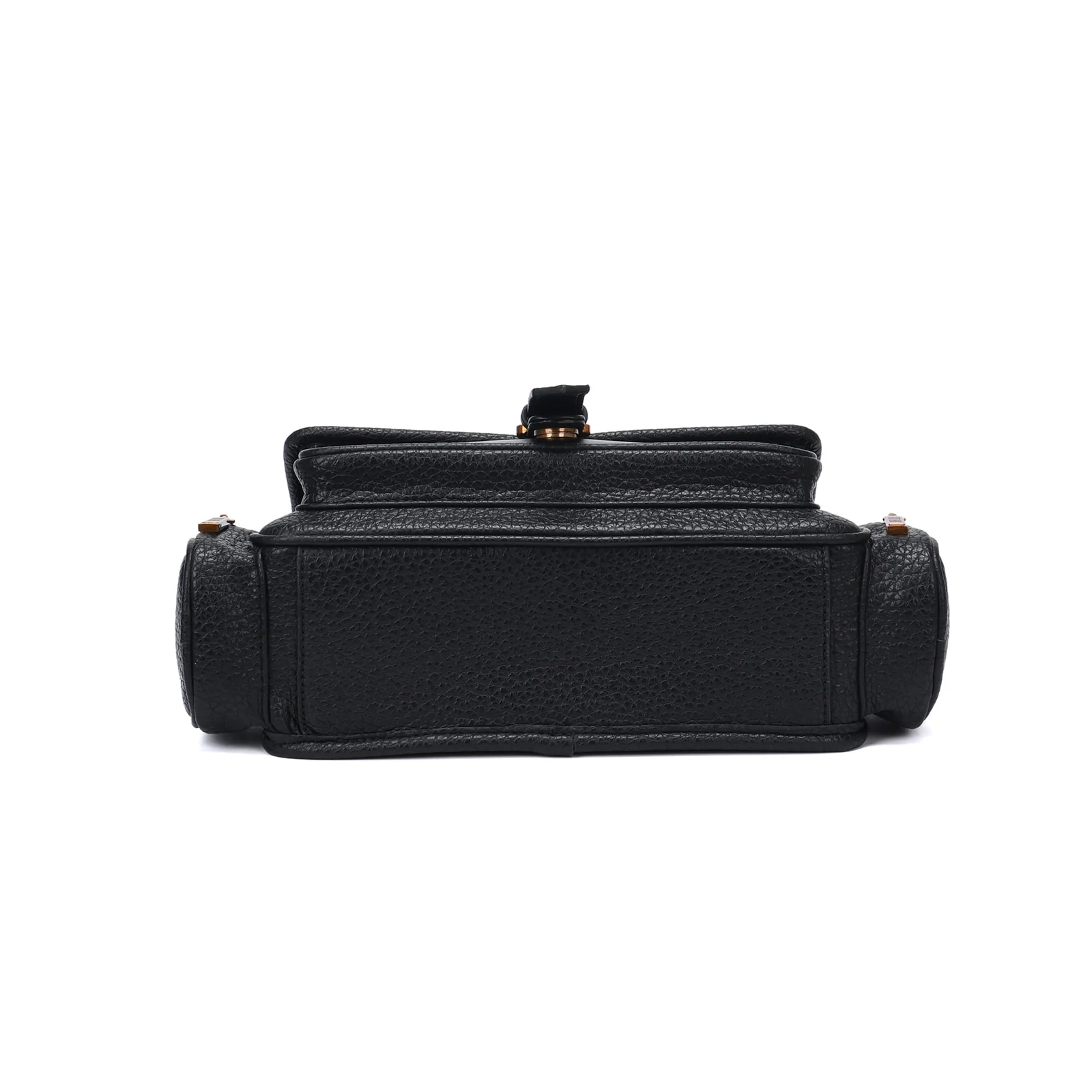 Bolsa Floater Preta Alça Corrente Dourada - vista 4 de 5