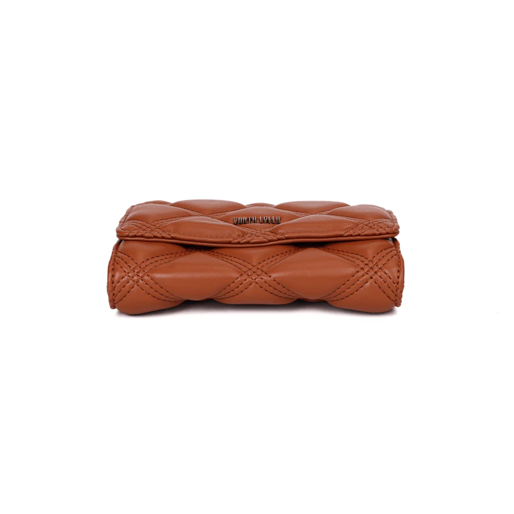 Bolsa Carteira Soft Marrom New Rust Alça Transversal - vista 5 de 5