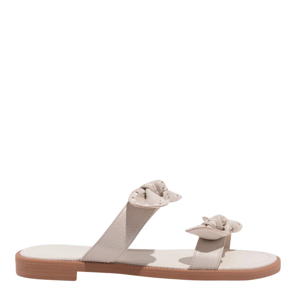 Rasteira Couro Confort Off White - vista 1 de 4