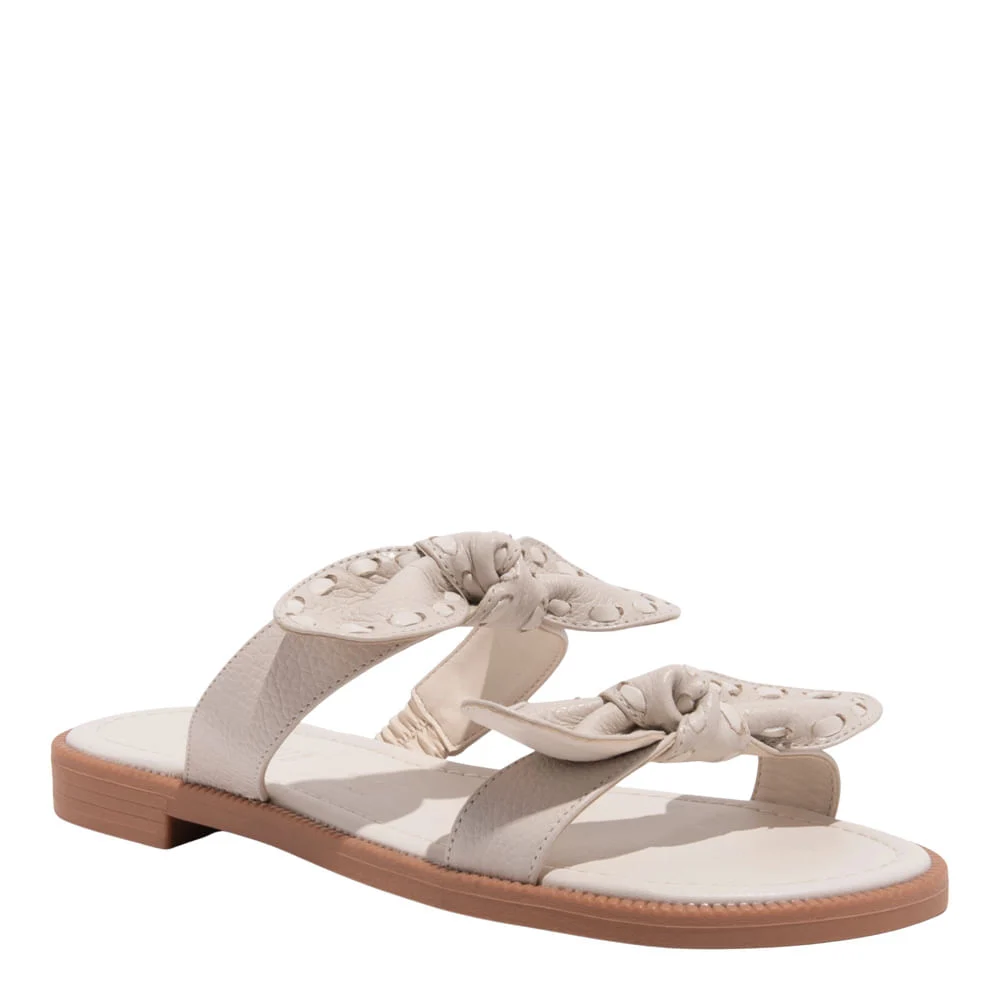 Rasteira Couro Confort Off White - vista 2 de 4
