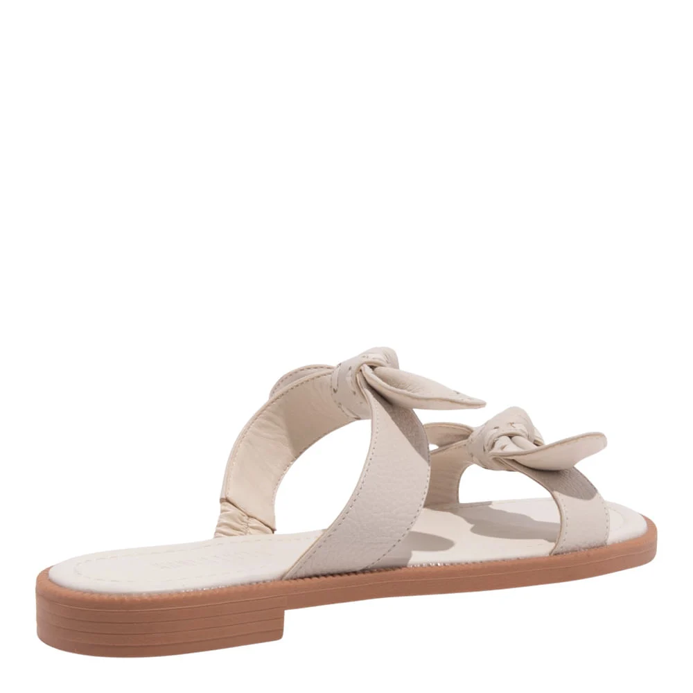 Rasteira Couro Confort Off White - vista 3 de 4