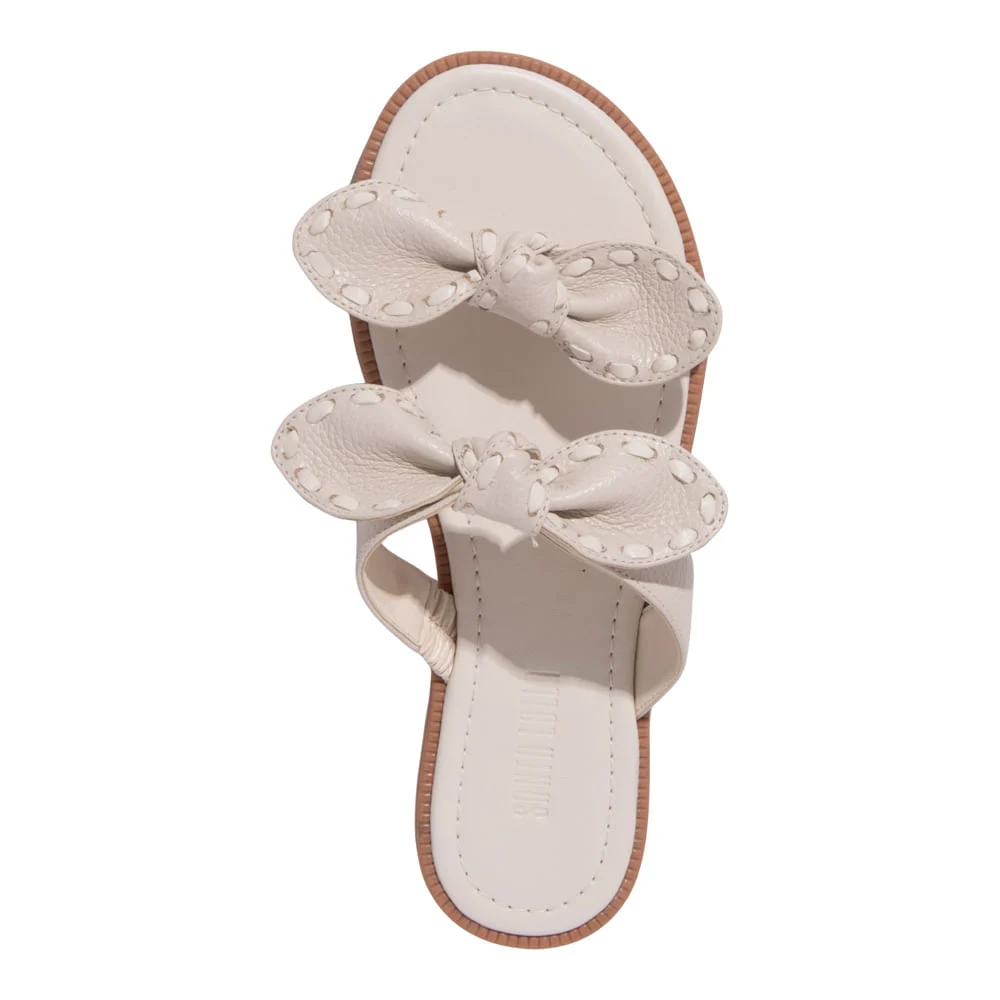 Rasteira Couro Confort Off White - vista 4 de 4