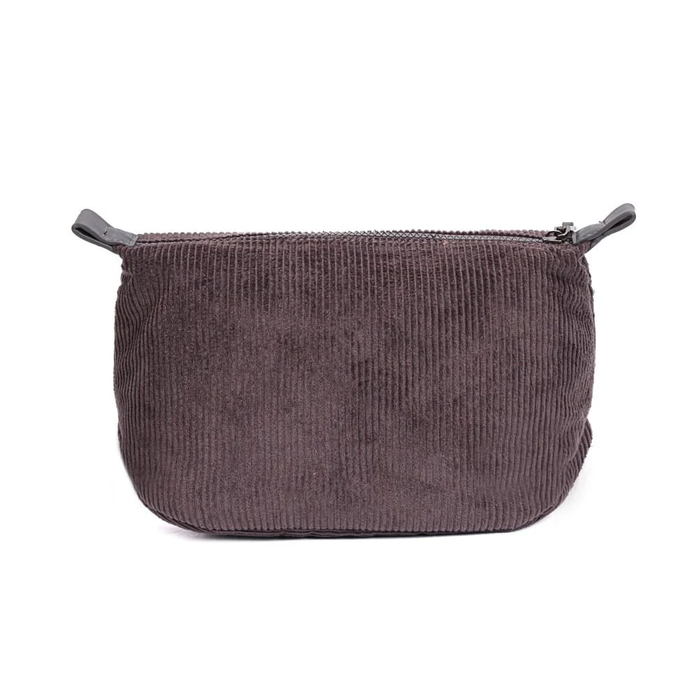 Necessaire Veludo Cinza - vista 6 de 7