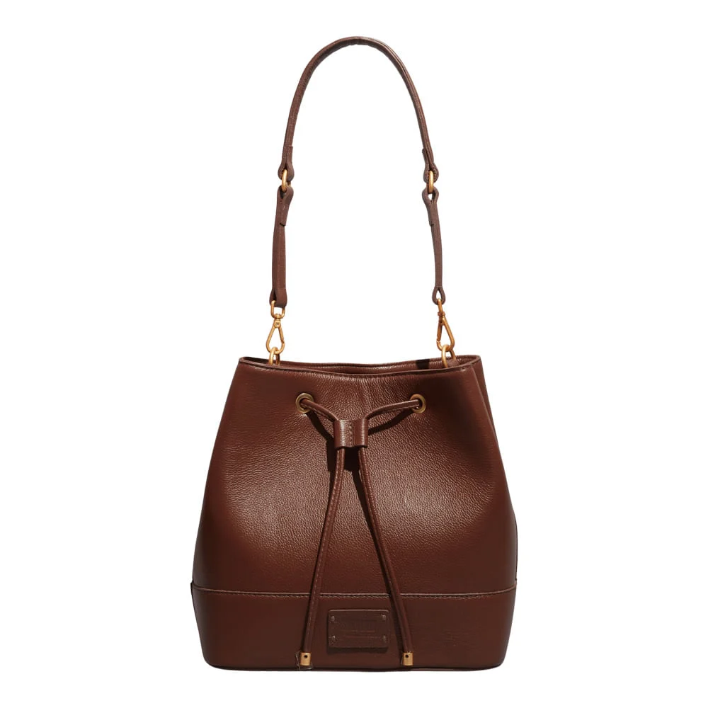 Bolsa Couro Floater Marrom Cocoa Alça De Ombro - vista 1 de 3