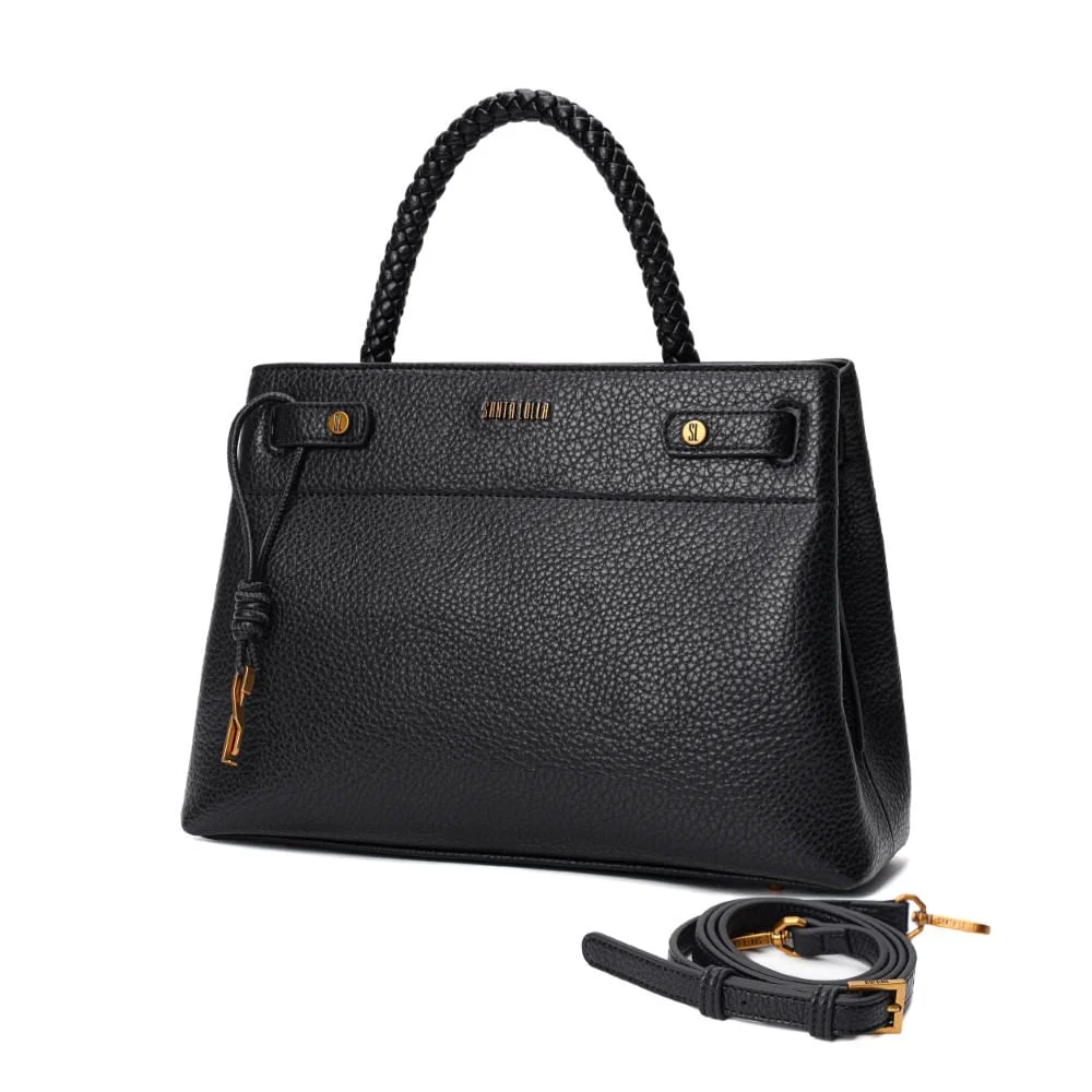 Bolsa Tote Floater Preta Alça Dupla - vista 3 de 8